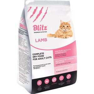 Сухой корм Blitz Petfood Superior Nutrition Adult Cats with Lamb с ягненком для взрослых кошек