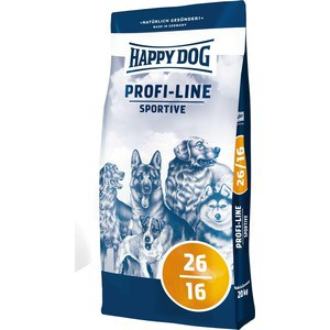 Сухой корм Happy Dog Profi-Line Sportive 26/16 с мясом птицы для взрослых собак с умеренными нагрузками 20кг (02576)
