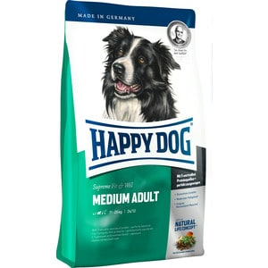 Корм сухой для собак Happy Dog Supreme Fit&Well Medium Adult