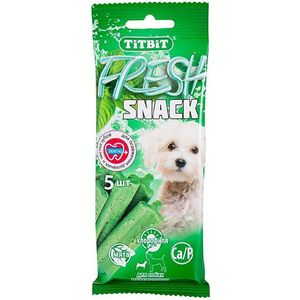 Лакомства TitBit Fresh Snack Dental+ для собак мелких пород 11г (005293)