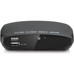 Тюнер DVB-T2 BBK SMP002HDT2 dark grey