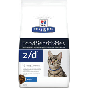 Сухой корм Hill's Prescription Diet z/d Food Sensitivities Original диета при лечении пищевых аллергий для кошек 2кг (4565)
