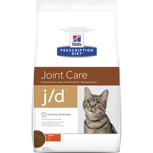 Сухой корм Hill's Prescription Diet j/d Joint Care with Chicken с курицей диета при лечении заболеваний суставов для кошек 2кг (6135)