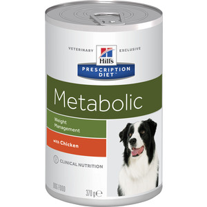 Консервы Hill's Prescription Diet Metabolic Weight Managment with Chicken с курицей диета при коррекции веса для собак 370г (2101)