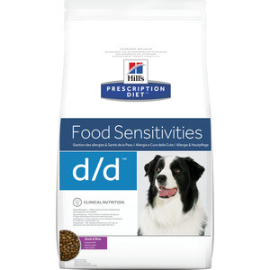 Сухой корм для собак при пищевой аллергии Hill`s "Диета Утка и рис"