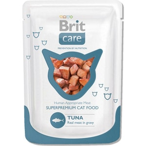 Паучи Brit Care Cat Tuna с тунцом для кошек 80г (100119)