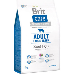 Brit Care Adult Large Breed сухой корм для взрослых собак крупных пород с ягненком и рисом