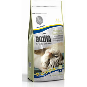 Сухой корм BOZITA Funktion Indoor&Sterilised 32/14 для домашних и стерилизованных кошек 2кг (30320)