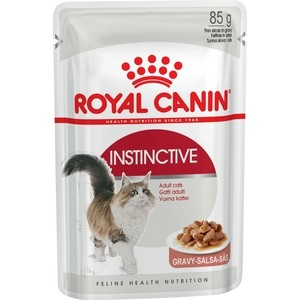 Паучи Royal Canin Instinctive кусочки в соусе для кошек