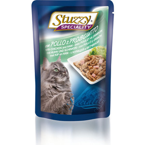 Паучи Stuzzy Cat Speciality with Chiken&Ham кусочки в соусе с курицей и ветчиной для кошек 100г (131.2504)