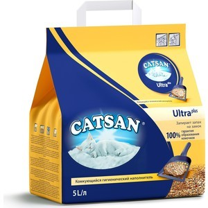 Наполнитель Catsan Ultra Plus комкующийся для кошек
