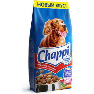 Сухой корм Chappi Сытный обед с говядиной по-домашнему овощами и травами для собак