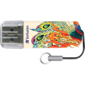 Флешка USB VERBATIM Mini Tattoo Phoenix 32Гб USB2.0 (49898)