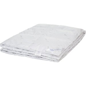 Двуспальное одеяло Ecotex пуховое кассетное 172х205 см