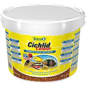 Корм Tetra Cichlid Colour Complete Food for All Cichlids улучшение окраса для всех видов цихлид