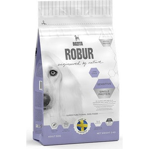 Сухой корм BOZITA ROBUR Sensitive Single Protein Lamb&Rice 23/13 с ягненком и рисом для собак с чувствительным