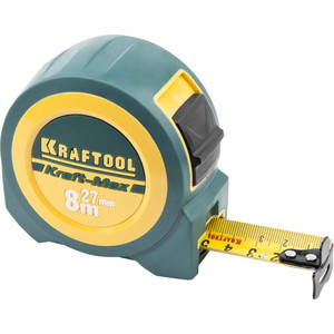 Рулетка измерительная KRAFTOOL PRO Kraft-Max 34127-08-27 8м, автостоп