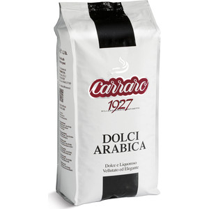 Кофе в зернах Carraro Caffe Dolci Arabica, вакуумная