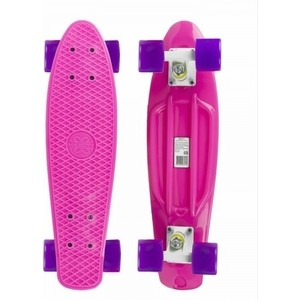 Скейтборд MaxCity MC Plastic Board GLOSS small pink
