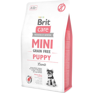Сухой корм Brit Care MINI Grain-Free Puppy Lamb беззерновой с ягненком для щенков мелких пород 2кг (520138)