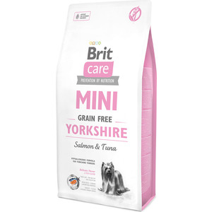 Корм сухой беззерновой Brit Care "Mini Grain Free Yorkshire" для йоркширских терьеров