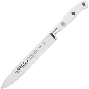 Нож кухонный стальной для томатов 13 см ARCOS Riviera Blanca 232024W