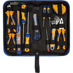 Набор инструментов Kraft KT 703001 в сумке, 12 предметов