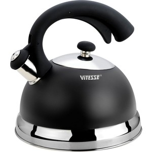 Чайник со свистком 2.5 л Vitesse Lishan (VS-1116 Черный)