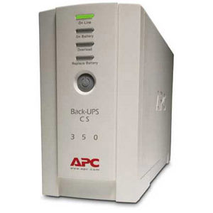 Источник бесперебойного питания APC BK350EI 350VA/210W, USB