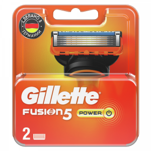 Сменные кассеты для станка Gillette Fusion Power 2 шт