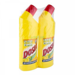 Средство Dosia Лимон для чистки и дезинфекции туалета
