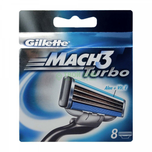 Сменные кассеты для станка Gillette Mach3 turbo 8 шт