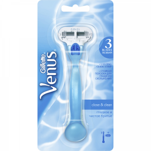 Бритва Gillette Venus Close&Clean с 1 сменной кассетой