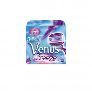 Сменные кассеты для станка Gillette Venus Breeze 4 шт