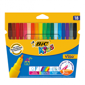 BIC Набор фломастеров "Visa", 18 цветов