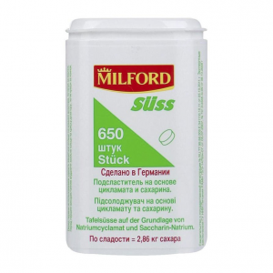 Сахарозаменитель Milford Suss таблеток