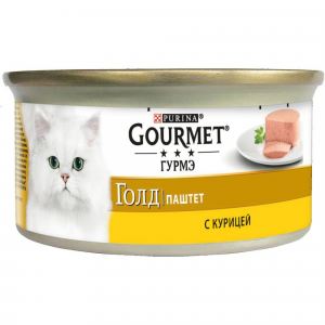 Корм для кошек Gourmet Gold Паштет с курицей Purina