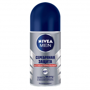 Дезодорант-антиперспирант шариковый "Серебряная защита" Nivea