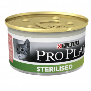 Корм для кошек PRO PLAN Sterilised стерилизованных паштет с тунцом