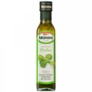 Масло оливковое MONINI с базиликом Extra virgin