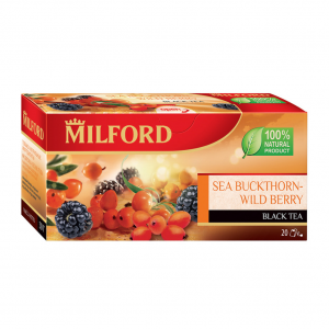 Чай черный Milford Облепиха Лесные ягоды в пакетиках