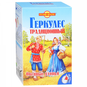 Геркулес Русский продукт овсяные хлопья Традиционный
