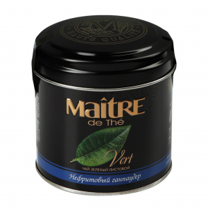Чай зеленый Maitre de The Нефритовый ганпаудер листовой