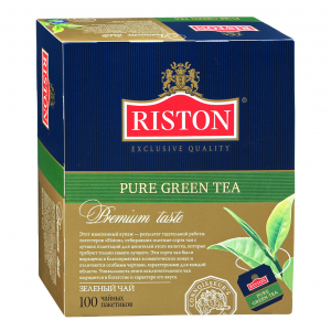 Чай зеленый Riston Pure Green Tea в пакетиках