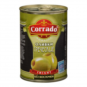 Оливки Corrado гигант без косточки 425 г