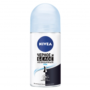 Антиперспирант шарик Nivea "Невидимая защита для черного и белого", Fresh