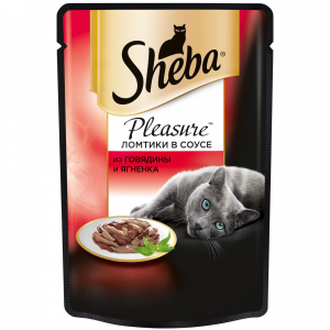 Корм для кошек SHEBA Pleasure Говядина и ягненок