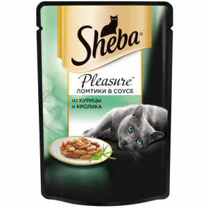 Корм для кошек SHEBA Pleasure Курица и кролик