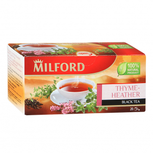 Чай черный Milford Чабрец-Цветки Вереска в пакетиках