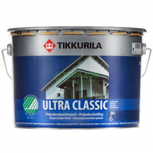 Краска Tikkurila Ultra Classic Полуматовая белая